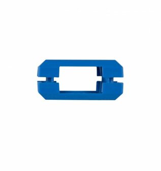 Brick&#039;R&#039;Knowledge Plastic Bowl 1x1 blue upper and bottom, pack of 10