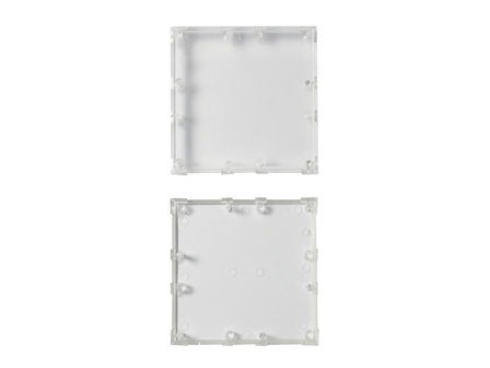 Brick&#039;R&#039;Knowledge Plastic bowl 2x2 transparent upper and bottom, pack of 10