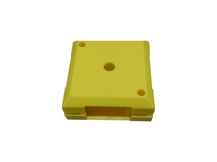 Brick&#039;R&#039;Knowledge Plastic bowl 1x1 yellow upper and bottom, pack of 10