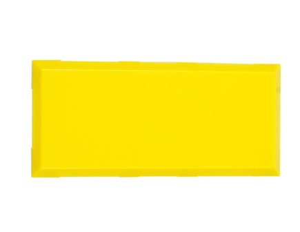 Brick&#039;R&#039;Knowledge Plastic bowl 1x1 yellow upper and bottom, pack of 10