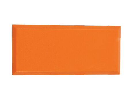 Brick&#039;R&#039;Knowledge Plastic bowl 1x1 orange upper and bottom, pack of 10