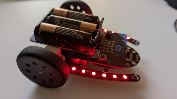 Bit:Bot Robot inclusief micro:bit V1- DEMO