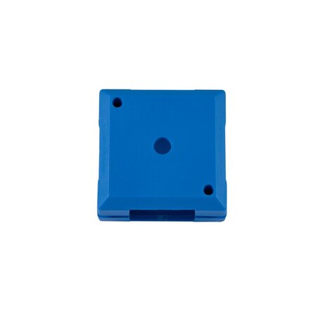 Brick'R'Knowledge Plastic Bowl 1x1 blue upper and bottom, pack of 10