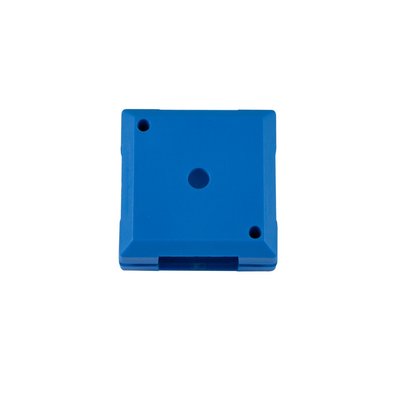 Brick'R'Knowledge Plastic Bowl 1x1 blue upper and bottom, pack of 10